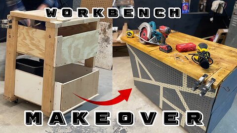 DIY Workbench Transformation: Recreating My Old Rolling Workbench into a More Functional Design