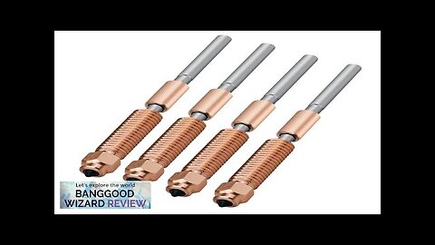 0.4/0.6/0.8mm K1C Nozzle All-in-one Copper Titanium Nozzles High Flow Upgraded K1C K1 Review