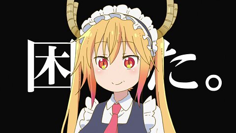 Miss Kobayashi's Dragon Maid - Tohru teaching Kanna about the human world