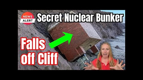 SHOCKING IMAGES ! Tunstall Nuclear Bunker THROWN off Holderness coast Cliff in East Yorkshire, UK