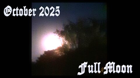 Cloudscape: October Full Moon