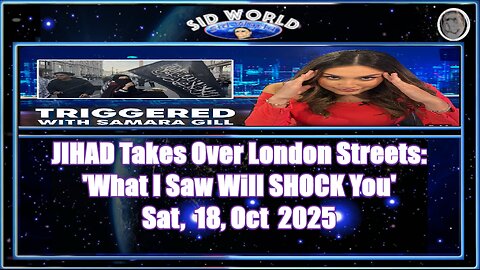 JIHAD Takes Over London Streets-'What I Saw Will SHOCK You'