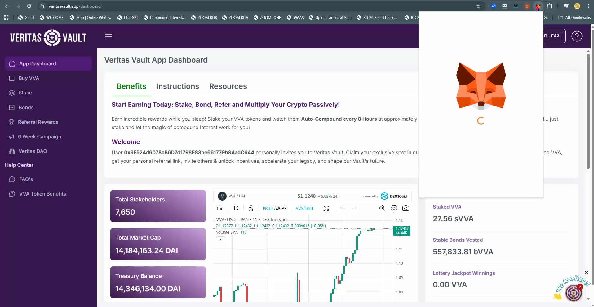 VERITAS VAULT NEDERLAND & BELGIË - CRYPTO STAKING STAPEL RENTE MOGELIJKHEID - TOP TEAM ROB BUSER