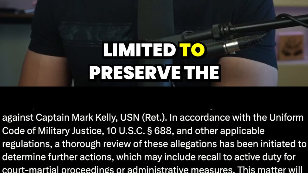 Mark Kelly Faces RECALL as Court-Martial Threat Explodes
