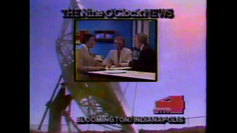 June 2, 1982 - WTTV Exercise Public Service Announcement & 9 PM News Bumper