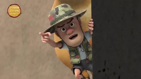 उस चोर को रोको _Bablu Dablu Shrunk Cartoon Story _ Bears Comedy Cartoon In Hindi _Boonie Bears Hindi