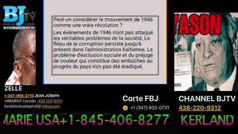 28 SEPT GADON IMLIASYON LAURENT ST CYR PRAN NAN MAIN TRUMP VIN TANDE