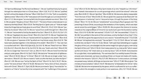 101 BLESSINGS IN CHRIST