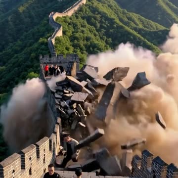 The Great Wall of China Stretching Over 13,000 Miles 😳😾