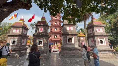 Tran Quoc Pagoda in Hanoi, Vietnam