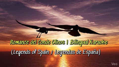01. Romance del Conde Olinos | Bilingual Karaoke (Legends of Spain / Leyendas de España)