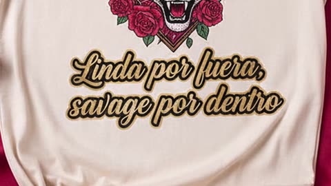 ¿Linda por fuera y feroz por dentro? Esta camiseta lo dice TODO #modaurbana #estiloúnico