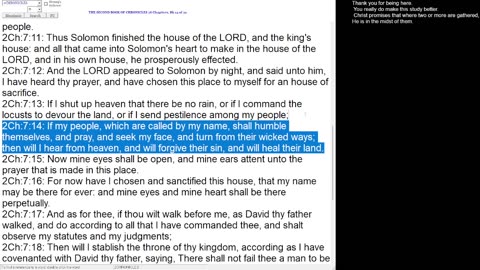 2 Chronicles 7