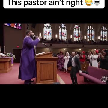This pastor ain't right
