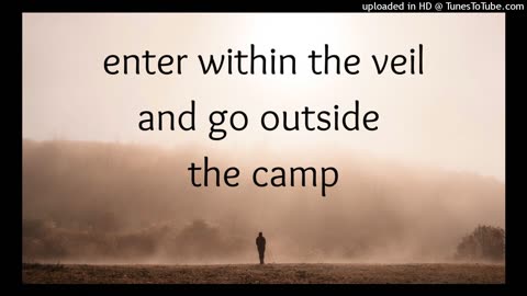 enter within the veil and go outside the camp