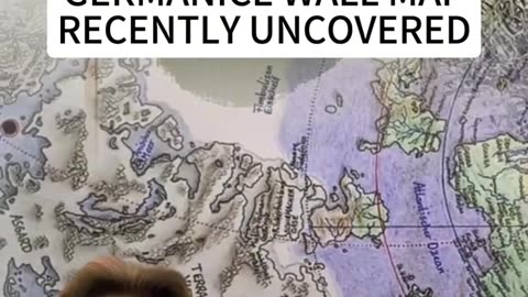German World WarII Map Uncovered Depicting All The Hidden Land Masses “They” Have Lied To Us About