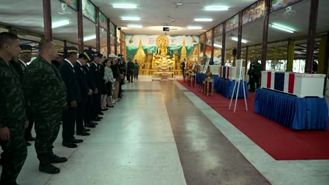 Bodies of Thai soldiers returned as fight with Cambodia continues