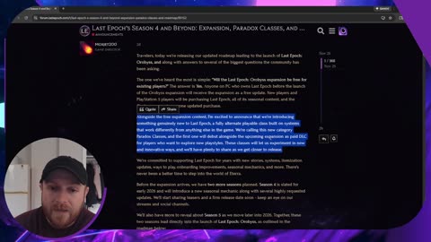 Last Epoch Has Me a Little Worried