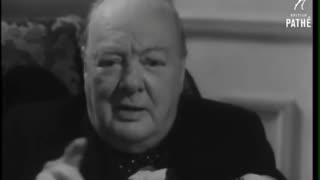Funny Winston Churchill Outtakes_ Behind the Scenes (1950) | British Pathé (1)