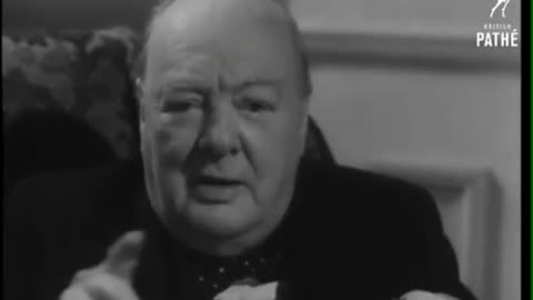 Funny Winston Churchill Outtakes_ Behind the Scenes (1950) | British Pathé (1)