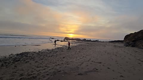 Tar Pits Carpinteria Natural Oil Seepage into Ocean