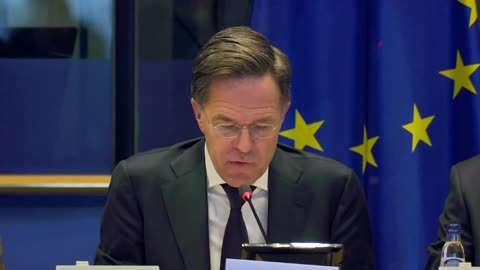 📌NATO Sec Gen Mark Rutte Addresses EU Parliament on Arctic Security & Greenland
