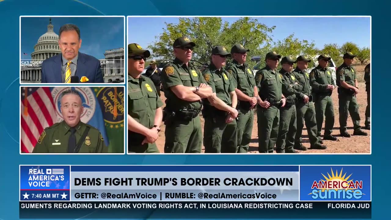 DEMS FIGHT CRIME CRACKDOWN AT BORDER
