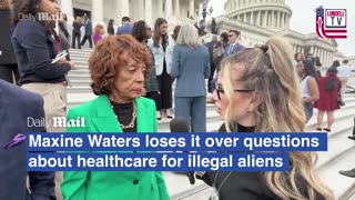 Maxine Waters ADMITS Dems shutting down gov to fund healthcare for illegals