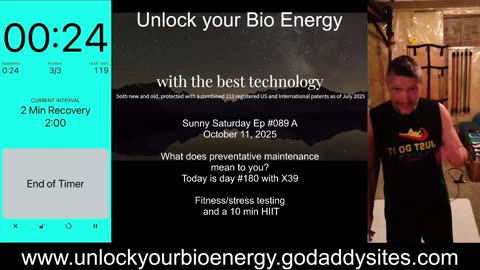 Part 2 Fitness stress testing and preventative maintenance Sunny Saturday Ep 89 October 11, 2025