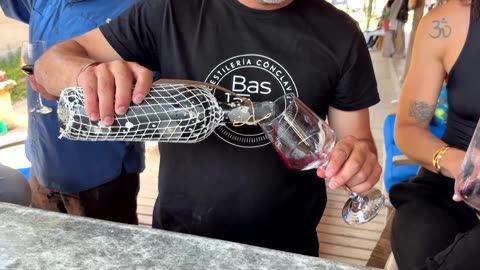 Chilean company uses underwater conditions to age wine