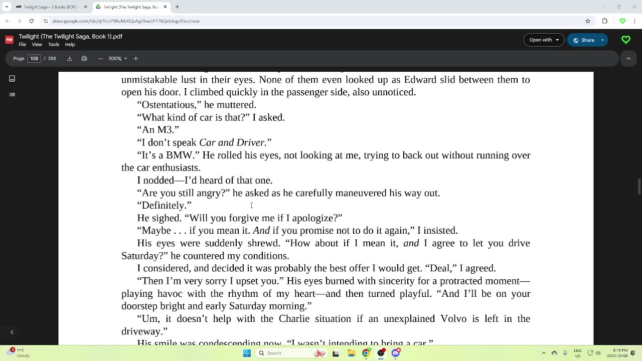 Twilight - Book 1 - chapter 11