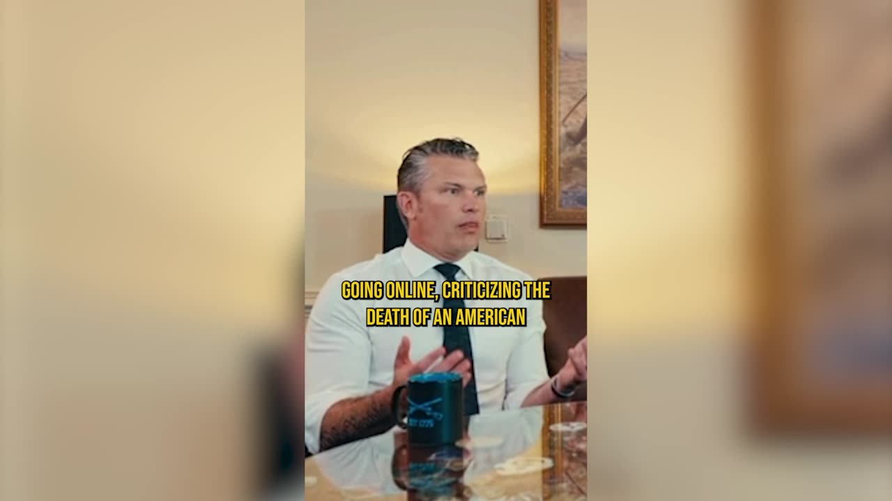 “No One in Uniform Should Ever Be Celebrating the Death of an American Citizen”