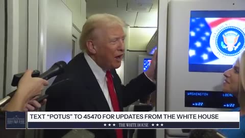 President Trump Gaggles with Press on Air Force One, Nov. 2, 2025