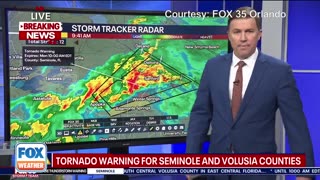 The moment a tornado hit the FOX 35 studio in Orlando