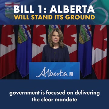 Bill 1: Alberta Will Stand Its Ground