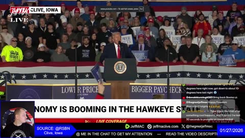 LIVE: President Trump Speaking In Clive, Iowa