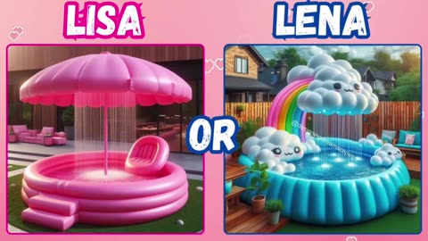 Lisa vs Lena Challenges Quiz