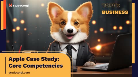 Apple Case Study: Core Competencies - Research Paper Example