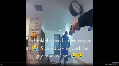 Cops try to tase criminal, he laughs at female cop, makes her cry. WTF? 