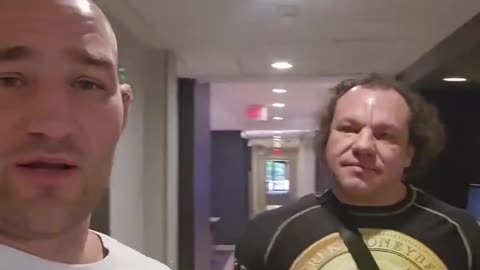 Sean Strickland confronts fake black belt Derek Moneyberg