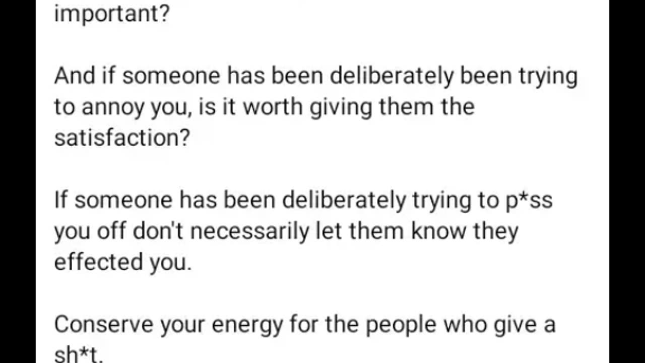 Conserve Your Energy For The People Who Give A Sh*t