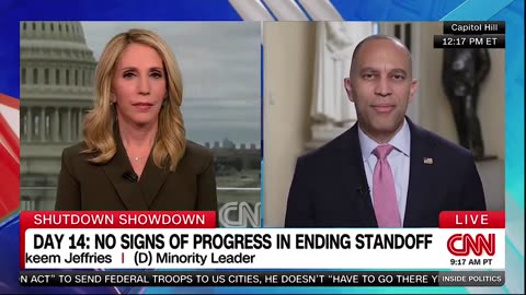 CNN's Dana Bash just EMBARRASSED Hakeem Jeffries on LIVE television.