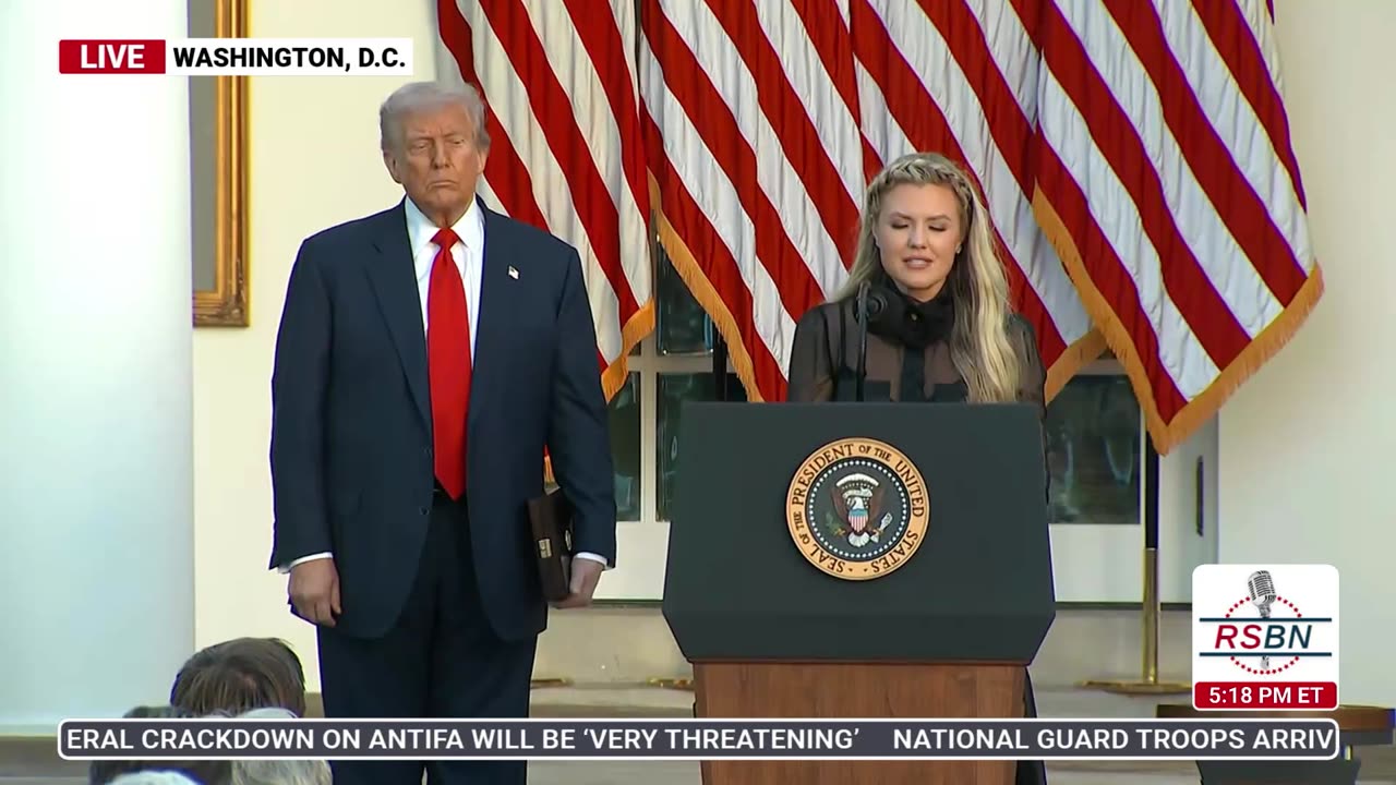 WATCH: President Trump Participates in the Charlie Kirk Medal of Freedom Ceremony - 10/14/25