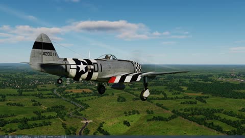 Landing my P47