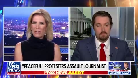 'VIOLENT!'_ Journalist attacked by ‘peaceful’ protesters SLAMS officials