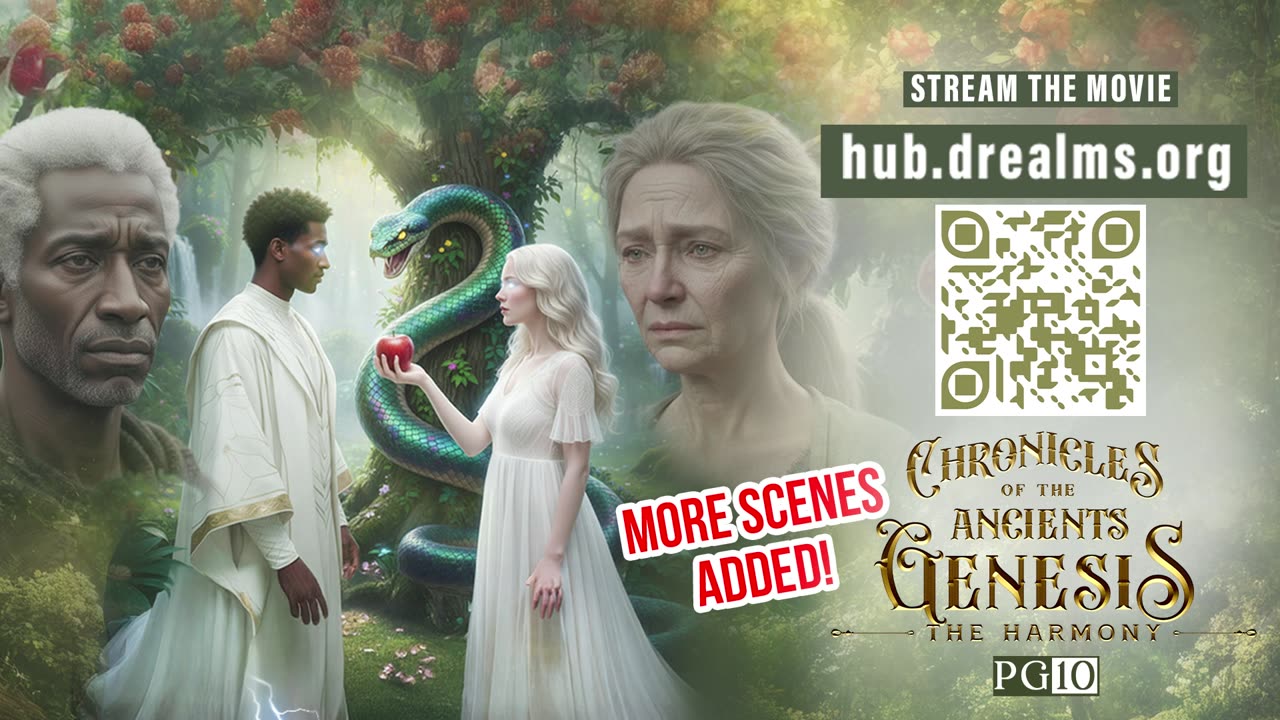 Click the link or scan the QR code to watch Pastor John's latest movie: Genesis: The Harmony