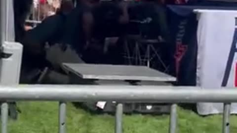 Video surfaces of Brian Harpole turning something on/off that’s attached to Dan F