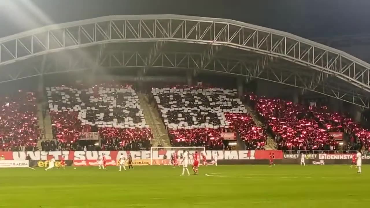 UTA Arad 1945 vs CFR Cluj (atmosfera superba la Arad)