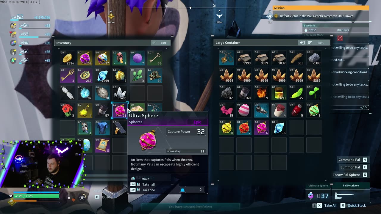 DEDICATED SERVER PALWORLD LEVELING