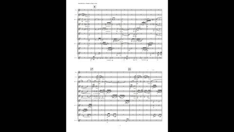 Gabriel Fauré – Prelude 4 in F Major, Op. 103 (Clarinet Choir + Piccolo)
